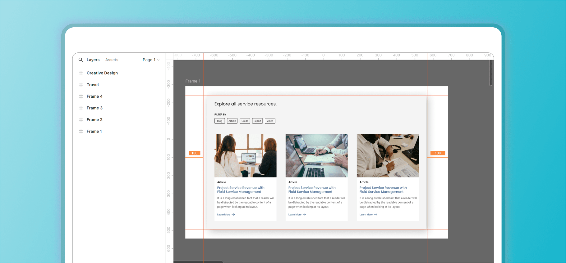 Aligning And Distributing Elements In Figma - Desktop Gradient Wallpapers for Desktop